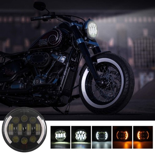 Phare led moto 75 - led, h4