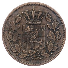 Allemagne 2 pfenning 1868