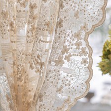 1pc brodé dentelle - 1pc, floral