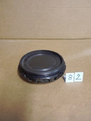 Socle stand rond bois - en,