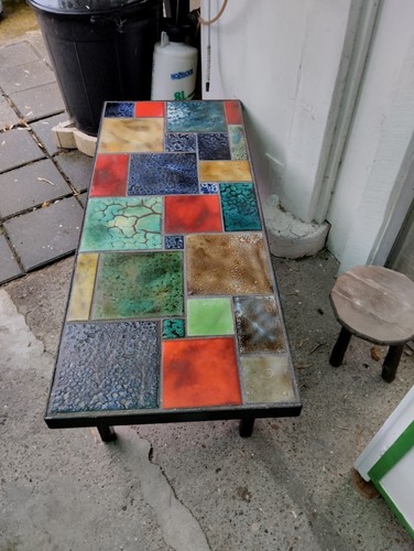 Table basse céramique - céramique, vintage