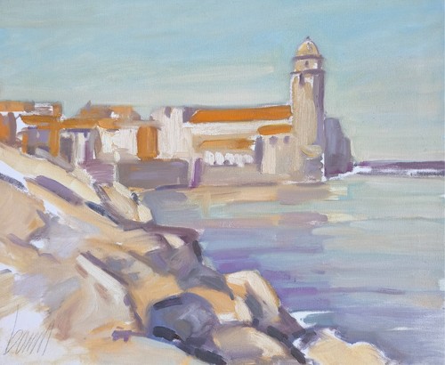 Tableau peinture paysage - tableau,