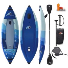 F2 Kayak Gonflable Set Vague 1 Place 300Cm Bleu