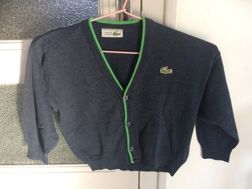 Ancien gilet cardigan lacoste - cardigan,