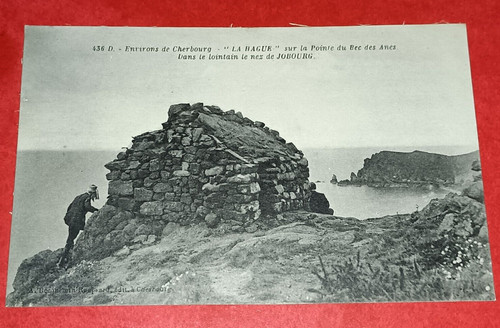 Cpa environs de - de, cherbourg