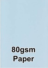 50 Bleu Pastel Couleur 80gsm
