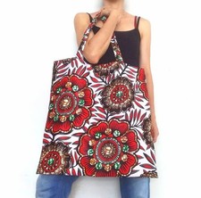 Maxi tote bag wax sac shopping