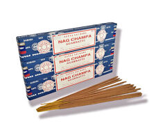 Encens naturel Satya Nag Champa - Lot de 3 boites - Pure tradition Indienne