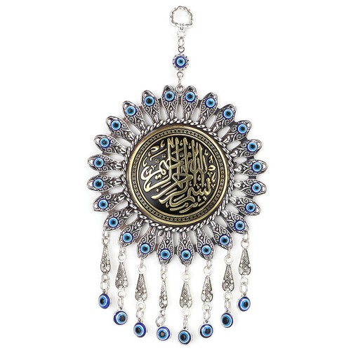 Turc bleu mauvais - bleu, perles