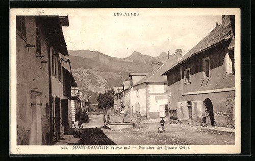 Cpa mont dauphin fontaine des - cpa,
