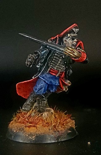 Handpainted commisar mordian - commisar,