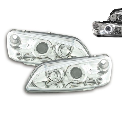 Feux phare avant chrome - feux,