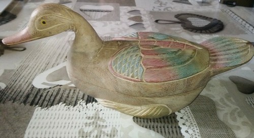 Canard bois sculpté - canard, en