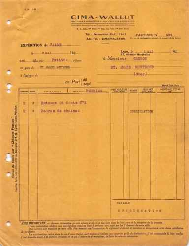 1941 cima wallut lyon - 1941,