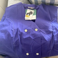 Blouse De Travail Neuve Bleue Tergal T46 Marque LA LOUVE OR fibre Rhône Poulenc