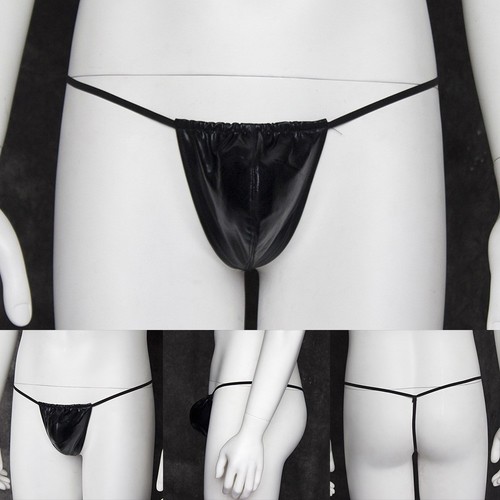 String back faxu cuir - t-back,