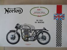 Maquette Moto PROTAR 1/9 Ref 109 Norton 500 cc Grand Prix del Mondo (manque déca
