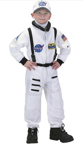 Astronaut jumpsuit white w - jumpsuit, w/
