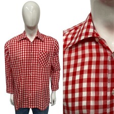 Vintage 70s Grand Col Chemise