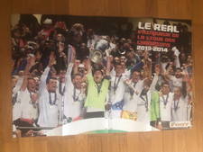 GRAND POSTER )) PSG CHAMPION / REAL MADRID C1 2013/2014
