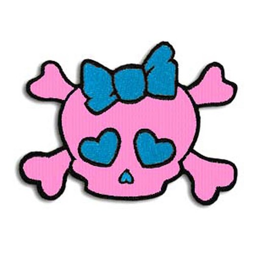 Patch dead girl - girl, rock'n'roll