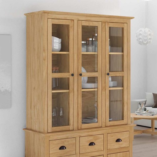 Armoire avec portes vitrées - portes,