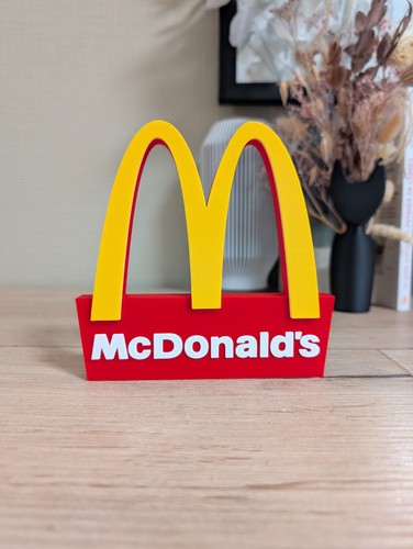 Mcdonald logo support - mcdonald's, 3d