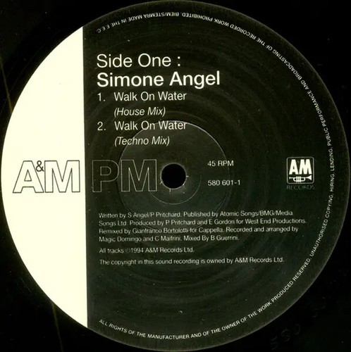 Simone angel walk water - angel,