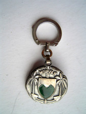 PORTE CLES AUGIS ancien émail