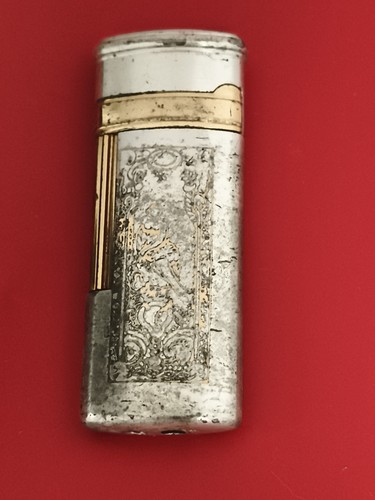 Briquet ancien métal argenté