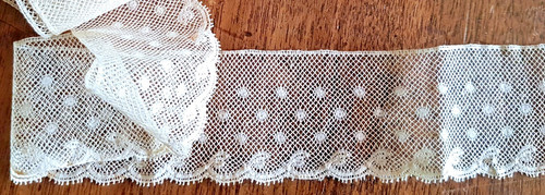 Dentelle ancienne 150 cm x - -ancienne,