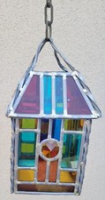 Ancien lustre suspension en - ancien, lustre,