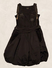 Robe salopette marron Velours & volume modulable  Marithé et François Girbaud