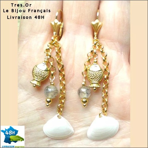 Plaqué 18k boucles - plaqué, or