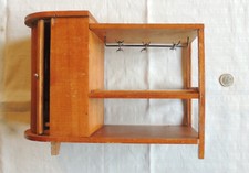 Ancienne armoire de Poupée en Bois Années 50/60 - état correct