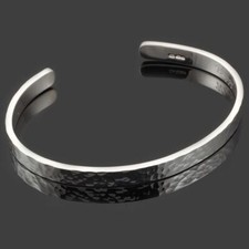 Magnifique bracelet/bracelet unisexe en argent massif 925 lourd