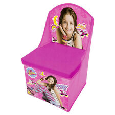 Soy luna Fauteuil Pouf Stockage Pieghevole Chaise Boîte Enfants