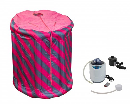 Sauna vapeur rose bleu - à, rose/bleu