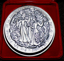 Médaille Bronze argenté Que