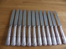 12 PETITS COUTEAUX MÉTAL