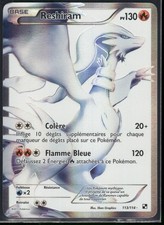 RESHIRAM - FULL ART - 113 - NOIR ET BLANC - EXCELLENT  - FRANÇAIS