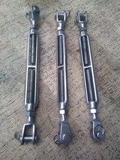 1 x tendeur / Ridoir chape tension de voilage M12 inox A4 / cable 8mm gamme pro