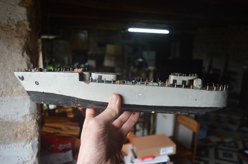 Maquette bateau bois cuirassé - maquette,