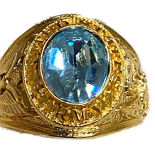 Army Bague Bleu Lumière