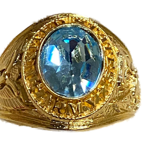 Army bague bleu - army,