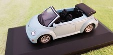 VOLKSWAGEN NEW BEETLE CABRIOLET SERIE 1 AU 1/43EME EN TBE IXO EN BOITE VITRINE
