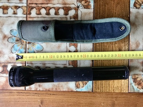 Lampe maglite 32cm noire top - maglite,