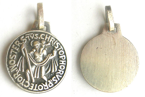 Médaille saint christophe - saint,