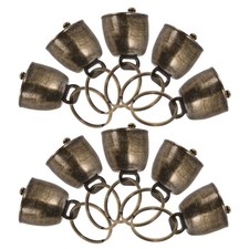  Lot de 10 petites cloches à