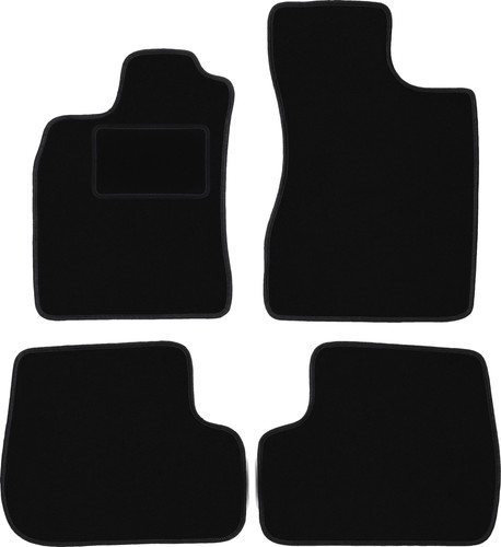 Tapis sol velours noir - velours,